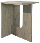 Abilaud Kalune Design Terni, travertine v., 35 cm x 35 cm x 47 cm