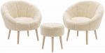 M&ouml;&ouml;blikomplekt Hanah Home Lida Wellsoft, sise, kreemjasvalge