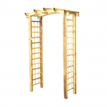Kahjustatud pakendiga toode. Taimetugi 4IQ Pergola2, 180 cm x 70 cm, 220 cm, puit, pruunikas v.