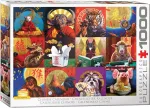 Pusle Eurographics Chinese Calendar 6000-5694, 67.6 cm x 48.9 cm, 1000 tk, mitmev&auml;rviline