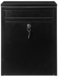 Postkast Tarmo TPL19, must v., 20 cm x 32 cm x 40 cm