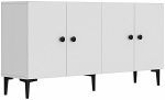 Konsoollaud Kalune Design Pella 150, valge v., 32 cm x 150 cm x 75 cm