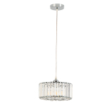 Valgusti rippuv Light Prestige Vetro, E27, 1 x 15 W, l&auml;bipaistev v. / kroom v., 27.5 x 13.2 cm