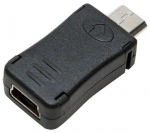 Adapter Logilink USB-mini to USB-micro Mini USB 5 pin female, Micro USB B male