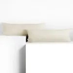 Padjap&uuml;&uuml;r Restilo Amber, valge v., 200 cm x 40 cm, 2 tk