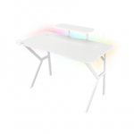 Arvutim&auml;ngulaud Genesis Holm 320 RGB, 120 cm x 60 cm, 75 cm, valge v.