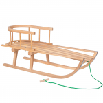 Puidust kelk Springos Wooden, puidu, 90 cm x 35 cm