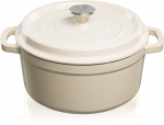 Potid Grand feu FEUMWHITE, 24 cm x 24 cm x 10.5 cm, 3.5 l