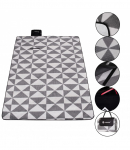 Matkamatt Springos PM010, valge/must, 180 x 220 cm