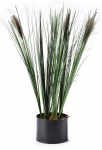 Kunsttaim potis, muru Mondex Artificial Flower HTQB3516, pruun/roheline, 54 cm x 12.5 cm