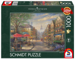 Pusle Schmidt Thomas Kinkade Cafe in Munich 109416, 49.3 cm x 69.3 cm, 1000 tk, mitmev&auml;rviline