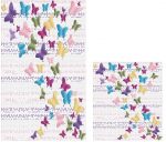 Vannitoamattide komplekt Foutastic 510622 299ANR1701, mitmev&auml;rviline, 60 cm x 150 cm