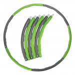 V&otilde;imlemisr&otilde;ngas Tunturi Hula Hoop, 100 cm, 1.5 kg, roheline v./hall v.