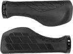 Jalgratta k&auml;epide Rock Machine Comfort Grip 20 RF160201, alumiinium/kumm/silikoon, must, 2 tk
