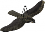 Aiakuju "Kull" Greenmill Hawk Large, 45 cm x 70 cm x 10 cm, must v.