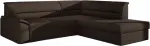 Nurgadiivan Elano Soft 66, pruun v., parem, 255 x 212 cm x 90 cm