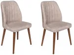 Toolide komplekt Kalune Design Alfa 465 V2 974NMB1639, p&auml;hklipuu v./beež v., 49 cm x 50 cm x 90 cm, 2 tk