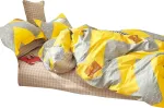 Voodipesukomplekt PBC-999, kollane v., 70 x 80 cm, 160 x 200 cm