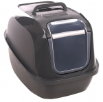 Suletud kassitualett Flamingo Argos 561467, hall, suletud, 66 cm x 48.5 cm x 46 cm