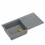 K&ouml;&ouml;givalamu Quadron Evan 146 XL, graniit, 100 cm x 50 cm x 21 cm, kuldne v./h&otilde;be v.