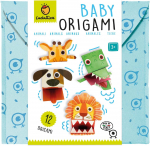 Paberkujukeste valmistamise komplekt Ludattica Baby Origami Animals, mitmev&auml;rviline