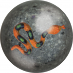 Laste pall p&otilde;rkuv Mega Bounce Loose Snake, 5 cm