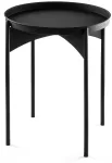 Kohvilaud Kalune Design SHB-002-A, must v., 44 cm x 44 cm x 57 cm