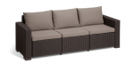 &Otilde;uesohva Keter California 3, pruun v., 199 cm x 68 cm x 72 cm
