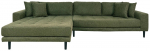 Nurgadiivan House Nordic Lido Lounge, tumeroheline v., vasak, 290 x 170 cm x 76 cm