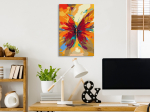 Maalimine numbrite j&auml;rgi Artgeist Multicolored Butterfly MA_0509, mitmev&auml;rviline, 40 x 60 cm