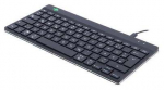 Juhtmega arvutiklaviatuur R-Go Tools Compact Break QWERTZ, DE, must v.