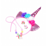 Karnevali aksessuaaride komplekt lastele, &uuml;kssarvik Jokomisiada ZA3794, roosa