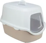 Suletud kassitualett Trixie Vico 402711, pruun v./valge v., 40 cm x 56 cm x 40 cm