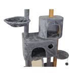 Kraapimispost kassile Besk Cat House with Sleeping Area, 60 cm x 40 cm x 150 cm