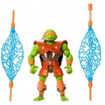 M&auml;ngukujuke, koos tarvikutega Mattel Masters Of The Universe Turtles Of Grayskull Michelangelo, 14 cm, roheline/oranž