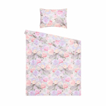 Voodipesukomplekt Domoletti Percale Blush Spring, roosa v., 50 x 70 cm, 140 x 200 cm, 2 os.