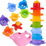 Vannitoa m&auml;nguasjade komplekt Technok Pyramid 6962, mitmev&auml;rviline, 8 tk