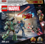 Konstruktor LEGO&reg; Marvel Iron Man ja S&otilde;jamasin vs. haamerdroonid 76320, 204 tk