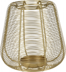 K&uuml;&uuml;nlahoidja, raud, 21 cm, kuldne