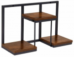 Seinariiul ModernHome ME-ATS06, pruun v./must v., 30 cm x 19 cm x 48 cm