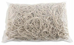 Kirjatarvete kummipaelad Q-Connect, 7 cm, 1000 g, valge