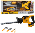 Laste t&ouml;&ouml;riistakomplekt, aiat&ouml;&ouml;riistade komplekt Lean Toys Power, kollane v./hall v.