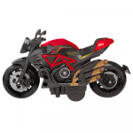 M&auml;ngumootorratas Lean Toys Max Energy, 1:14, punane