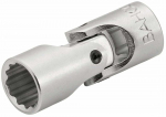 Pikk padrunv&otilde;ti Bahco Bi-Hex Socket, 36 mm, 12 mm, 1/4"