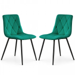 Toolide komplekt Akord Milo, matt, roheline v., 43.5 cm x 45.5 cm x 87 cm, 2 tk