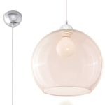 Valgusti rippuv Sollux Ball, E27, 1 x 15 W, &scaron;ampanja v.