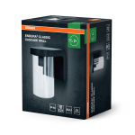 &Otilde;ue seinavalgusti Osram Endura Classic Cascade, 7W, E27, IP44, must v., 12 cm x 18 cm