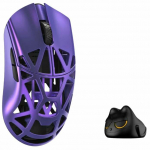 Juhtmevaba m&auml;nguhiir WLMouse Beast X Pro Solid Slides MPRO-SHIXIN-PURPLE-O, 2.4ghz wireless / usb, violetne v.
