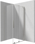 Du&scaron;ikabiin Deante Prizma, ristk&uuml;lik, aluseta, 120 cm x 80 cm x 195 cm, kroom v./karastatud