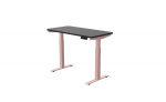 Arvutilaud reguleeritava k&otilde;rgusega Desktronic HomeOne 828 5, 120 cm x 60 cm, 119 cm, must v./roosa v.